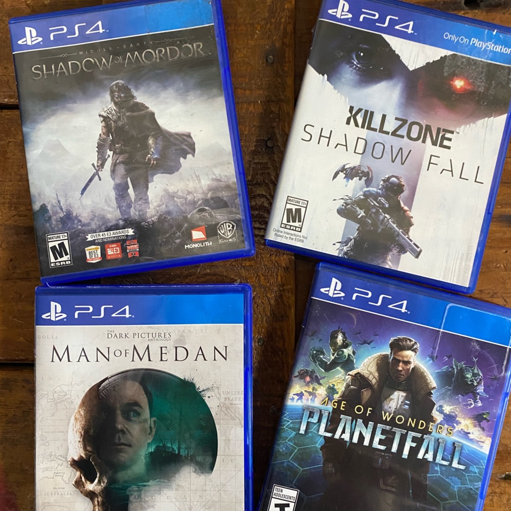 4 PlayStation 4 games